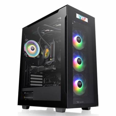 Thermaltake Divider 550 TG Ultra Mid Tower Chassis Tempered Glass Black