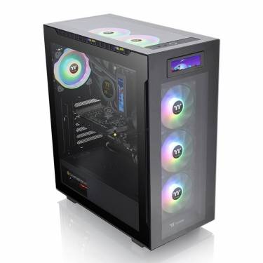 Thermaltake Divider 550 TG Ultra Mid Tower Chassis Tempered Glass Black