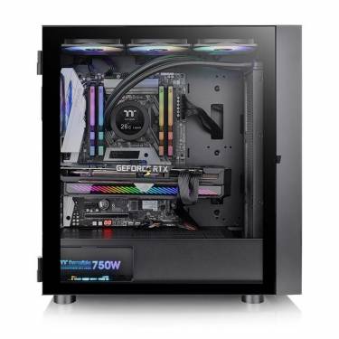 Thermaltake H570 TG ARGB Mid Tower Chassis Tempered Glass Black