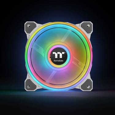 Thermaltake Riing Quad 12 RGB Radiator Fan White TT Premium Edition (3-Fan Pack)