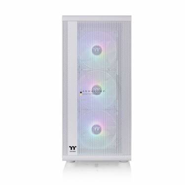 Thermaltake S200 TG ARGB Tempered Glass Snow White