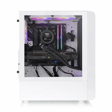 Thermaltake S200 TG ARGB Tempered Glass Snow White