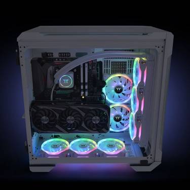 Thermaltake SWAFAN 12 RGB Radiator Fan White (3-Fan Pack)