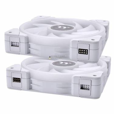 Thermaltake SWAFAN 14 RGB PC Cooling Fan White (3-Fan Pack)