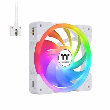 Thermaltake SWAFAN EX12 ARGB Sync PC Cooling Fan White TT Premium Edition (3-Fan Pack)