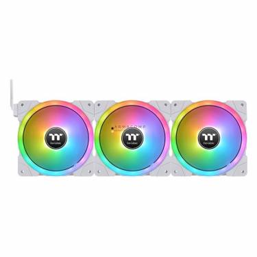 Thermaltake SWAFAN EX12 RGB PC Cooling Fan White TT Premium Edition (3-Fan Pack)