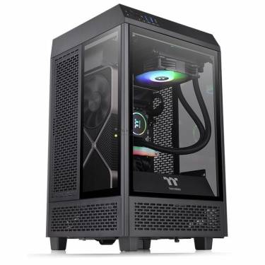 Thermaltake The Tower 100 Mini Tempered Glass Black