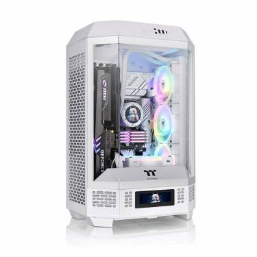 Thermaltake The Tower 300 Tempered Glass Swon White