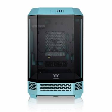 Thermaltake The Tower 300 Tempered Glass Turquoise Blue