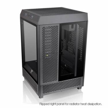 Thermaltake The Tower 500 Mid Tower Chassis Tempered Glass Black