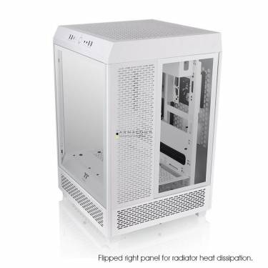 Thermaltake The Tower 500 Snow Mid Tower Chassis Tempered Glass White