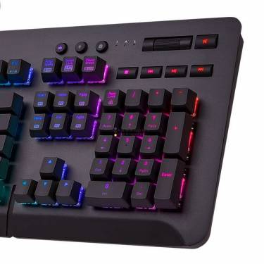 Thermaltake TT eSports Level 20 GT RGB (Cherry MX Blue) Mechanical Gaming Keyboard Black US