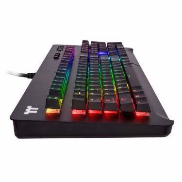 Thermaltake TT eSports Level 20 GT RGB (Cherry MX Silver) Mechanical Gaming Keyboard Black US