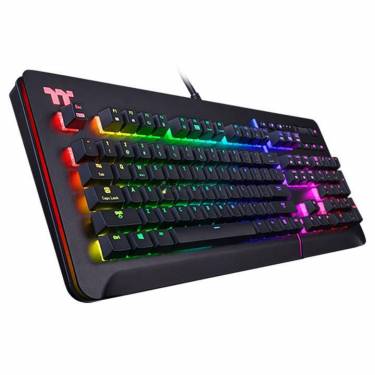 Thermaltake TT eSports Level 20 RGB (Cherry MX speed Silver) Mechanical Gaming Keyboard Black US