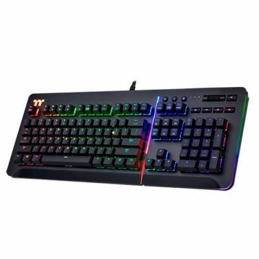 Thermaltake TT eSports Level 20 RGB (Cherry MX speed Silver) Mechanical Gaming Keyboard Black US