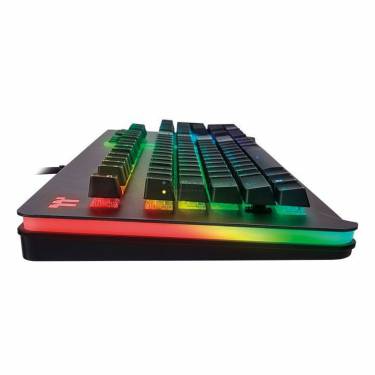 Thermaltake TT eSports Level 20 RGB (Cherry MX speed Silver) Mechanical Gaming Keyboard Titanium US