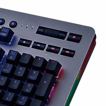 Thermaltake TT eSports Level 20 RGB (Cherry MX speed Silver) Mechanical Gaming Keyboard Titanium US