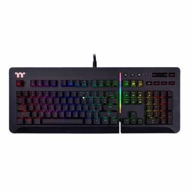 Thermaltake TT eSports Level 20 RGB Razer Green Gaming Keyboard Black US