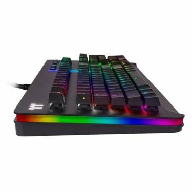 Thermaltake TT eSports Level 20 RGB Razer Green Gaming Keyboard Black US