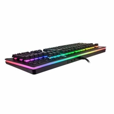 Thermaltake TT eSports Level 20 RGB Titanium Blue Switch Gaming Keyboard Black US