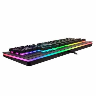 Thermaltake TT eSports Level 20 RGB Titanium Blue Switch Gaming Keyboard Titanium US