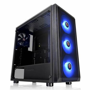 Thermaltake Versa J23 Tempered Glass RGB Edition Black