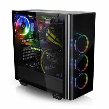 Thermaltake View 21 Tempered Glass Edition Window Black