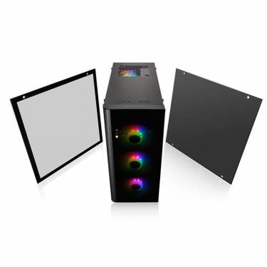 Thermaltake View 21 Tempered Glass RGB Plus Edition Black