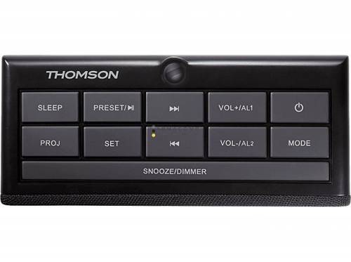 Thomson Projection Clock Radio Black