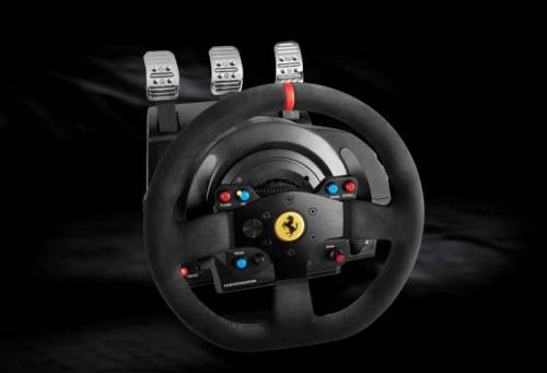 Thrustmaster T300 Ferrari Integral Racing Alcantara Edition USB Kormány Black
