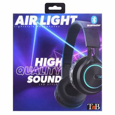 TnB Air Light LED Bluetooth Headset Black