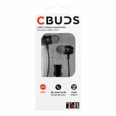 TnB C-Buds Wired Headset Black