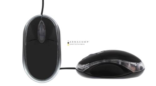 TnB Clicky Wired mouse Black