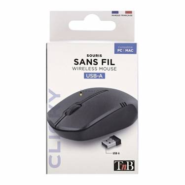 TnB Clicky Wireless mouse Black