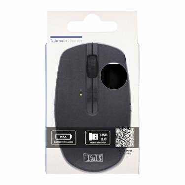 TnB Clicky Wireless mouse Black