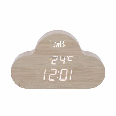 TnB Cloud LED Wake-Up Light Wood Finish