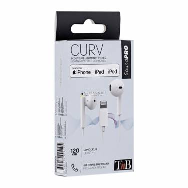 TnB Curv Lightning Headset White