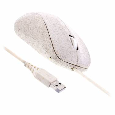 TnB ECO Bioplastic wired mouse White