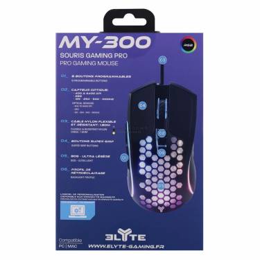 TnB Elyte MY-300 Gaming mouse Black