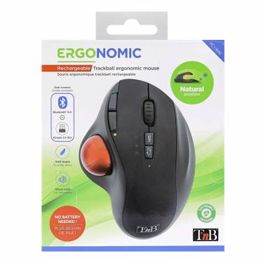 TnB Ergo Dual Connect with Trackball Black