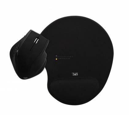 TnB Ergo Pack Wireless mouse + mousepad Black