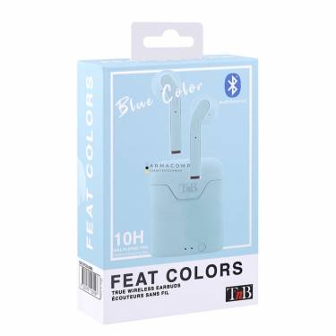 TnB Feat Color True Wireless Headset Blue