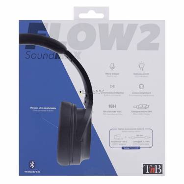 TnB Flow Bluetooth Headset Black