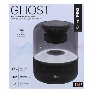 TnB Ghost Bluetooth Speaker 20W Sound 360° Black