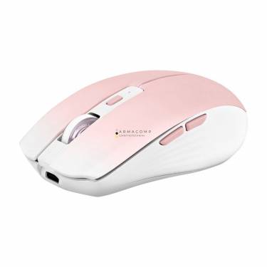 TnB Gradient Dual Connect Rechargeable Wireless mouse Pink