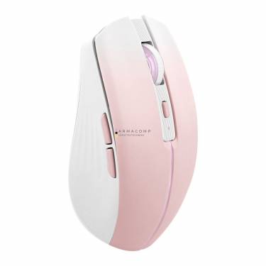 TnB Gradient Dual Connect Rechargeable Wireless mouse Pink