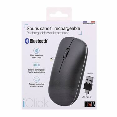 TnB iClick Triple Connect Wireless mouse Grey