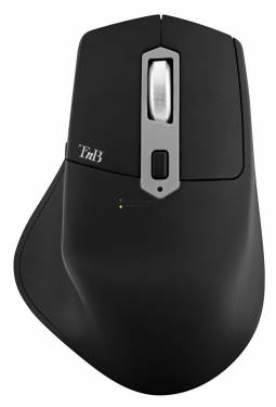 TnB iClick Wireless Semi-Ergonomic Dual Connect mouse Black