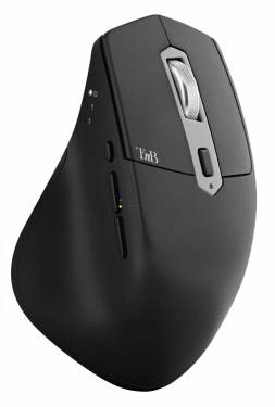 TnB iClick Wireless Semi-Ergonomic Dual Connect mouse Black