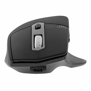 TnB iClick Wireless Semi-Ergonomic Dual Connect mouse Black